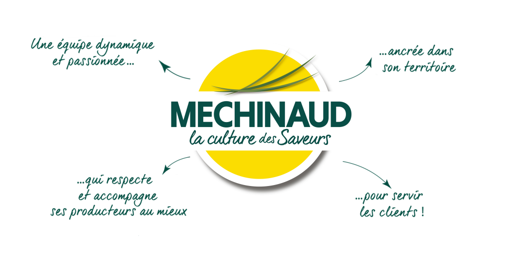 Les valeurs de l'entreprises Méchinaud Nantes : dynamique, passionnée, ancré dans son territoire, respect, accompagnement, sens du service